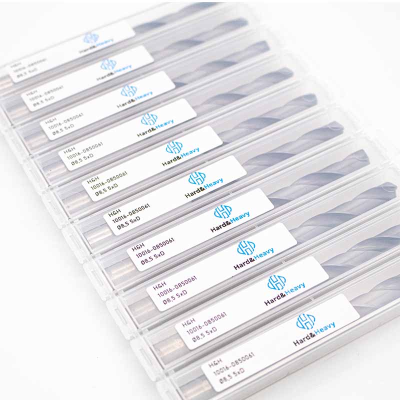 Ø8,5 mm Spiralbohrer 5xD VHM Hard & Heavy Spiralgenutet