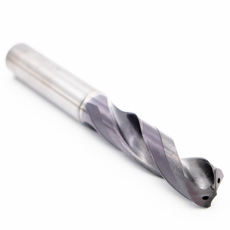 Ø 9,8 mm VHM Spiralbohrer 3xd spiralgenutet mit Innenkühlung