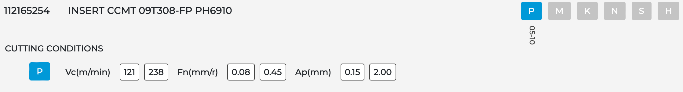 10 Stk. CCMT 09T308 FP PALBIT Wendeschneidplatten