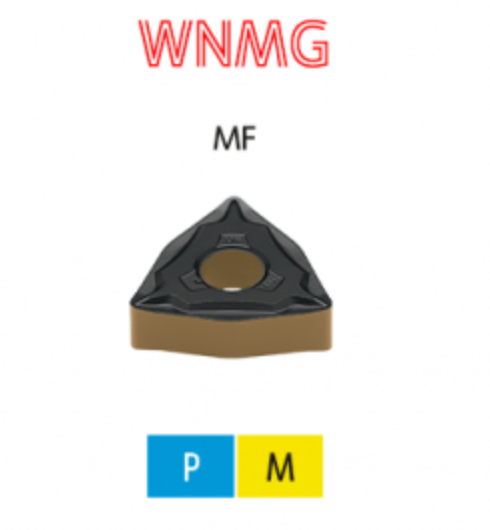 10 Stk. WNMG 080412 MF PALBIT Wendeschneidplatten