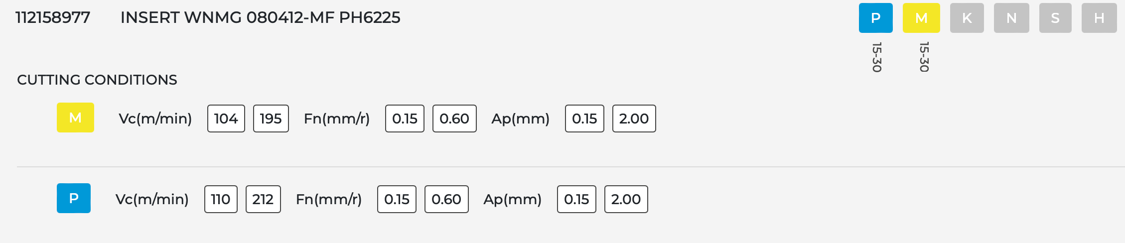 10 Stk. WNMG 080412 MF PALBIT Wendeschneidplatten