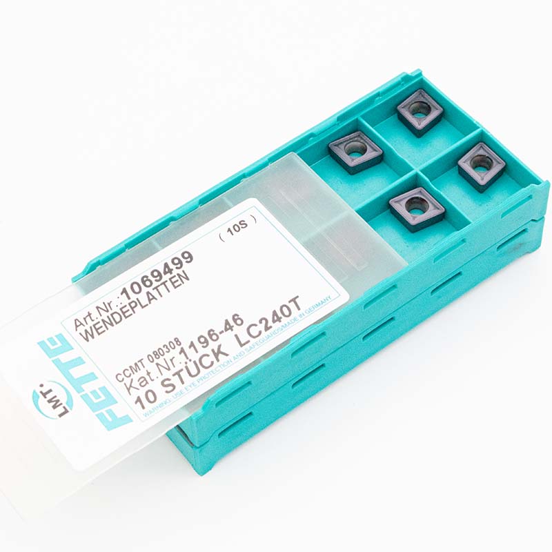 10 Stk. CCMT 080308 LMT FETTE Wendeschneidplatten