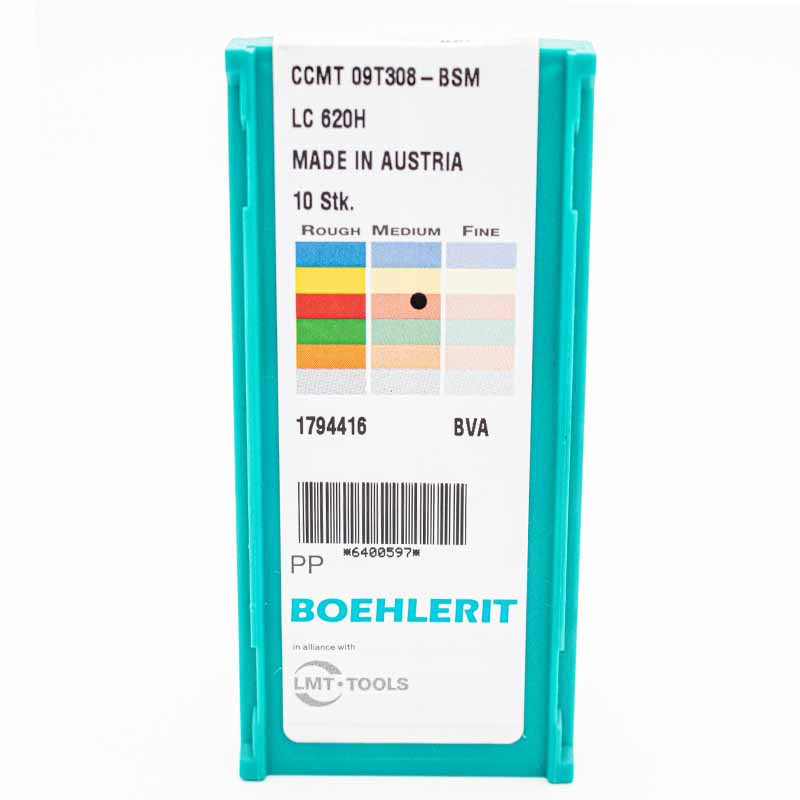 10 Stk. CCMT 09T304 BSM LC620 H BOEHLERIT Wendeschneidplatten