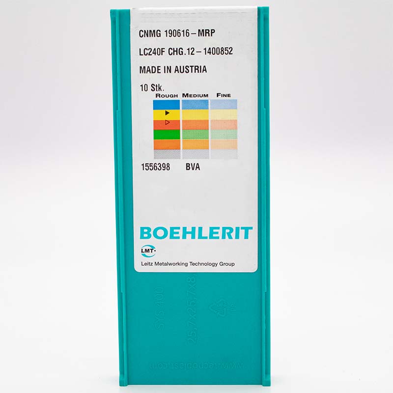 8 Stk. Wendeschneidplatten für die Bearbeitung von Stählen CNMG 190612 MRP VHM