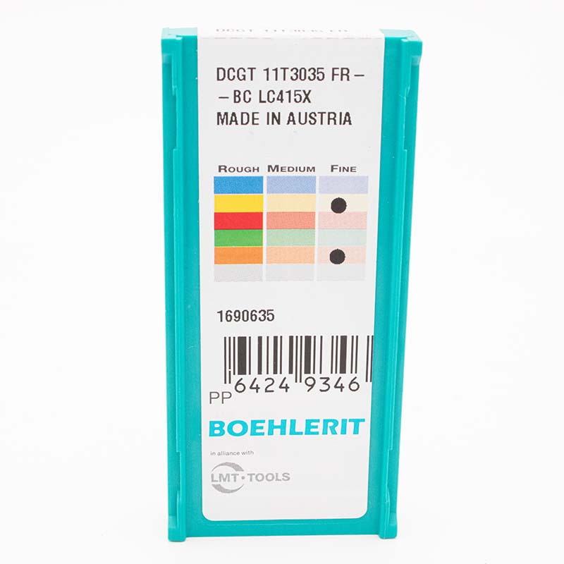 5 Stk. DCGT 11T3035 FR-BC BOEHLERIT Wendeschneidplatten