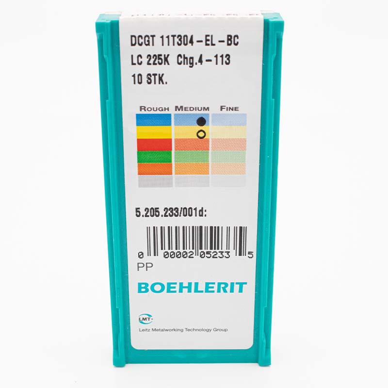 10 Stk. DCGT 11T304 EL-BC BOEHLERIT Wendeschneidplatten