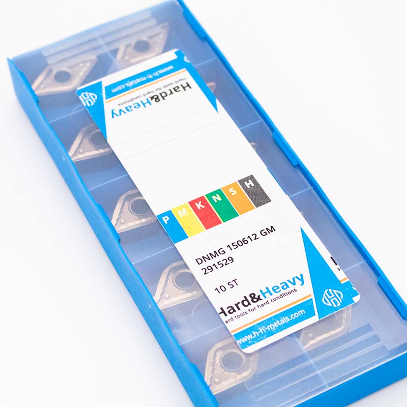 10 Stk. DNMG 150612 GM Hard & Heavy Wendeschneidplatten