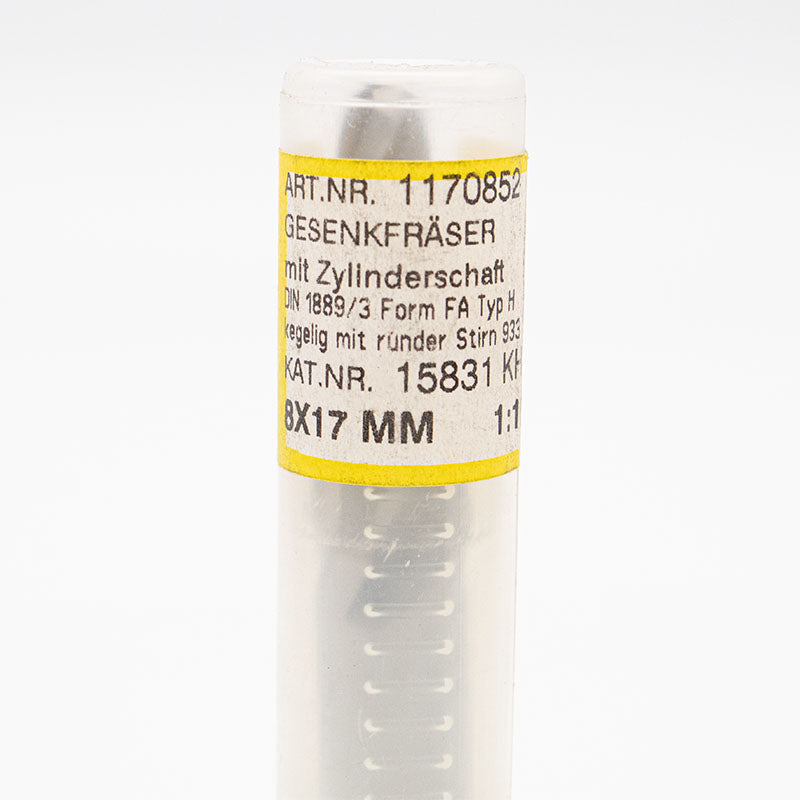 LMT FETTE Gesenk Fräser mit Zylinder Schaft 8x17 mm DIN 1889