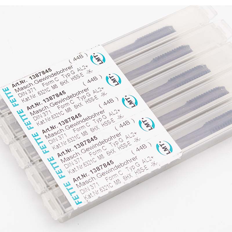 1 Stk. Maschinen Gewinde Bohrer M8 6HX DIN 371 HSS-E