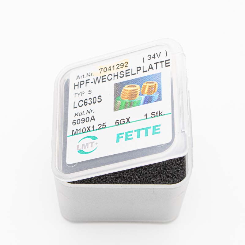 HPF-Wechselplatte für Gewindeformer Beschichtet M10 x 1,25