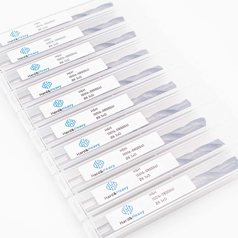 Ø8 mm Spiralbohrer 3xD Hard & Heavy Vollhartmetall Spiralgenutet