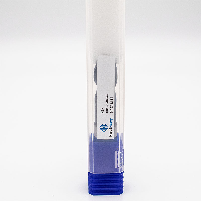 Ø 14 mm VHM Fräser Hard & Heavy ungleiche Teilung, abgesetzt