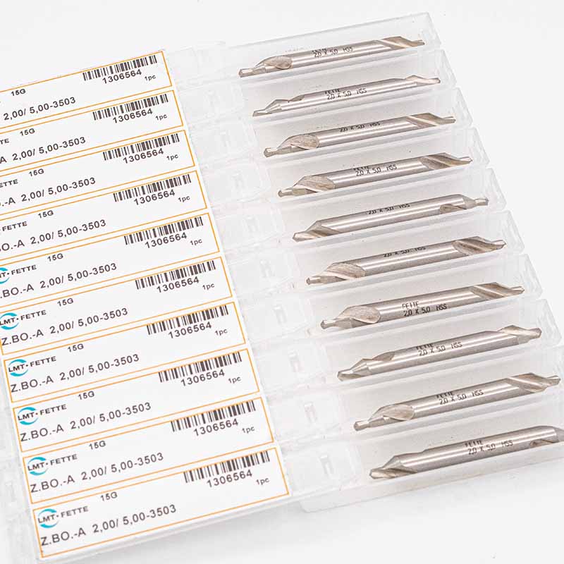 LMT FETTE Centre Drill / Zentrierbohrer 2x5 mm, doppelseitig