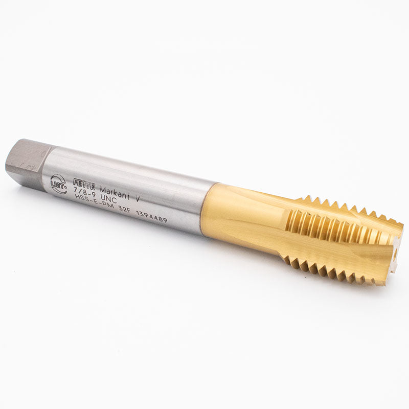 18x11 Markant V Gewindebohrer mit abgesetztem Schaft LMT FETTEDIN376 HSS-E-PM TC-BUNC7/8x9