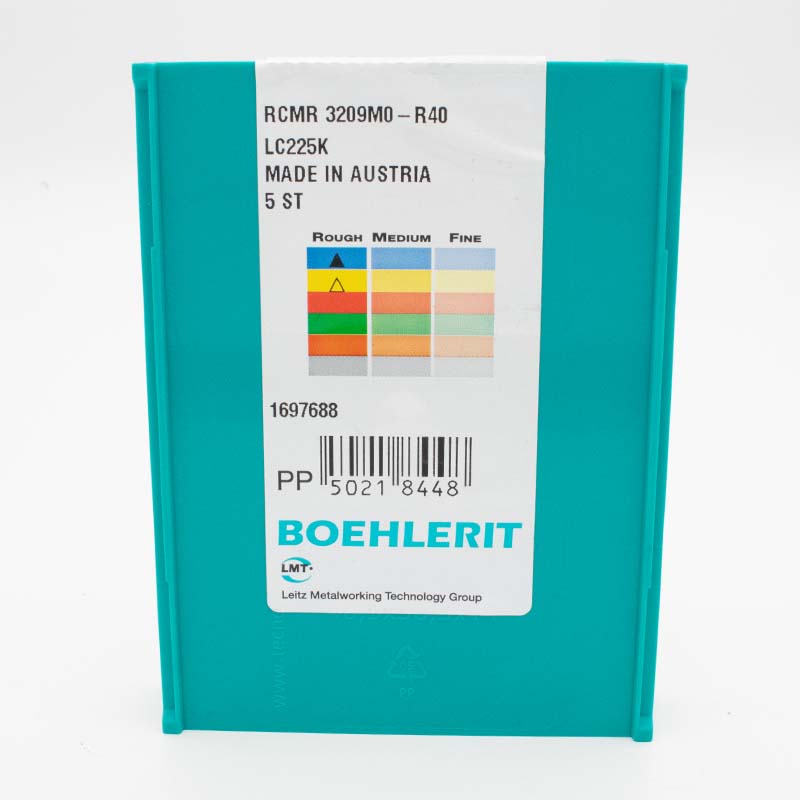 Wendeschneidplatten für die Radsatzbearbeitung RCMR 3209M0-R40 LC225K Eisenbahn