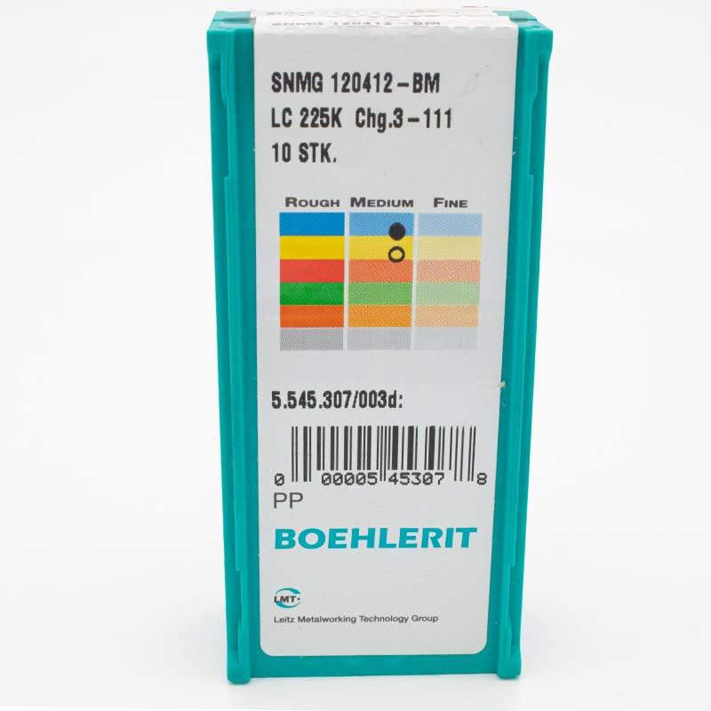 10 Stk. SNMG 120412 BM BOEHLERIT Wendeschneidplatten