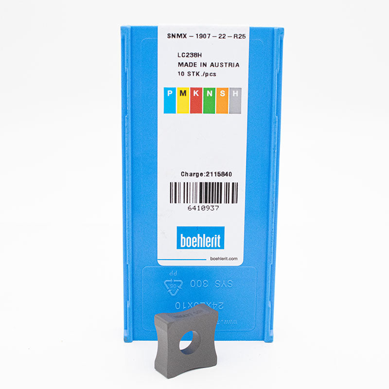 10 Stk. SNMX 190722-R25 BOEHLERIT Wendeschneidplatten