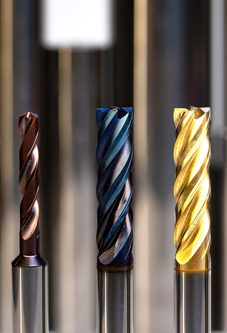 Fräser aus Eingeproduktion der Marke Hard&Heavy in vielen verschiedenen Beschichtungen erhältlich