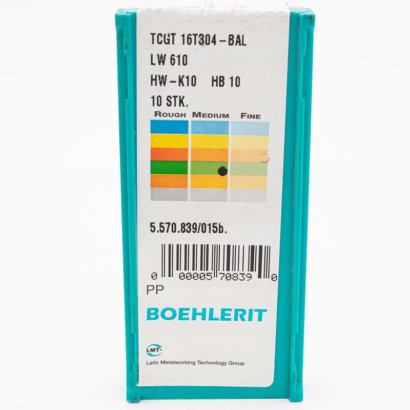10 Stk. TCGT 16T304 BAL LW610 BOEHLERIT Wendeschneidplatten