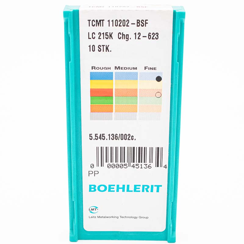 10 Stk. TCMT 110202 BSF BOEHLERIT Wendeschneidplatten