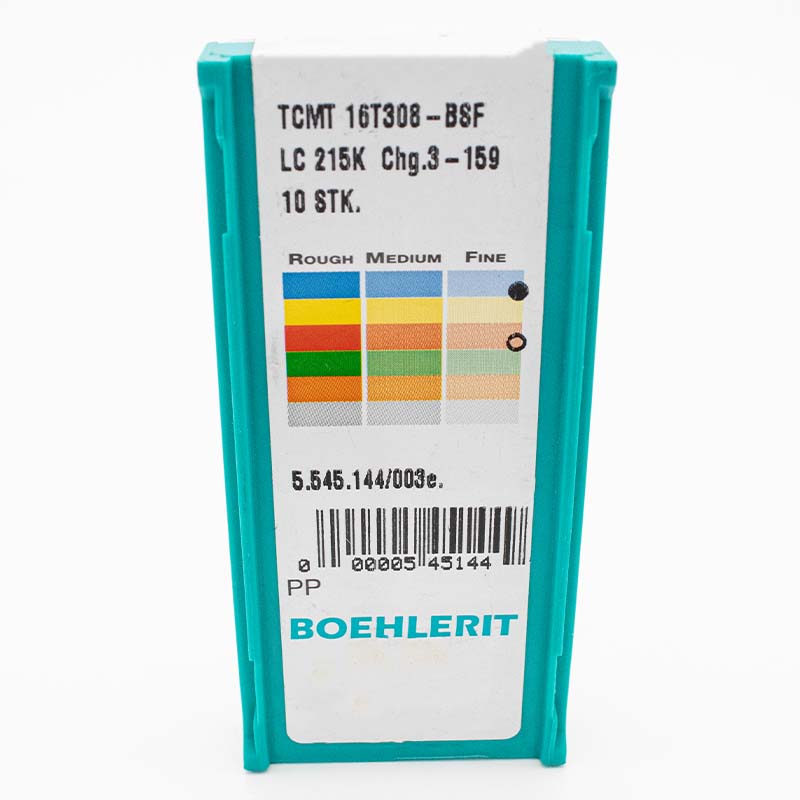 10 Stk. TCMT 16T308- BSF BOEHLERIT Wendeschneidplatten