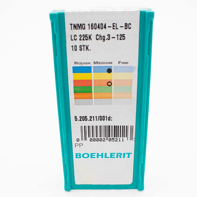 10 Stk. TNMG 160404 EL-BC BOEHLERIT Wendeschneidplatte