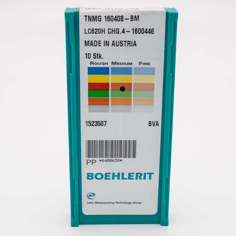 10 Stk. TNMG 160408-BM LC 620H BOEHLERIT Wendeschneidplatten