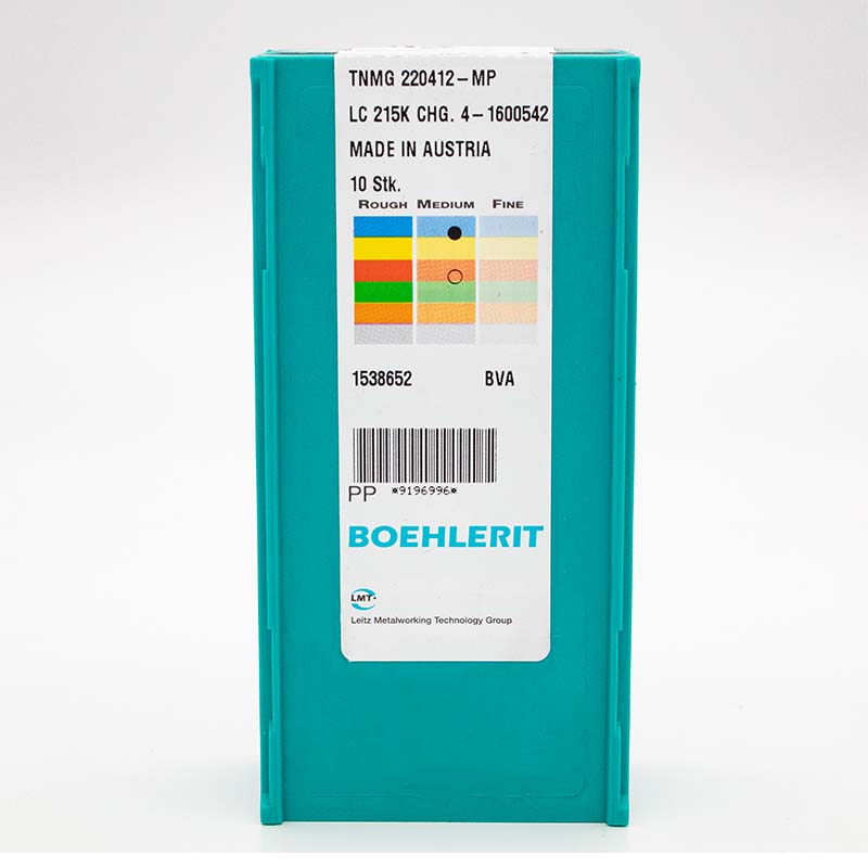 10 Stk. TNMG 220412 MP LC215K BOEHLERIT Wendeschneidplatten