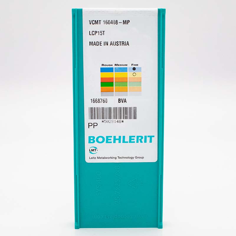 8 Stk. VCMT160408 - MP BOEHLERIT Wendeschneidplatten
