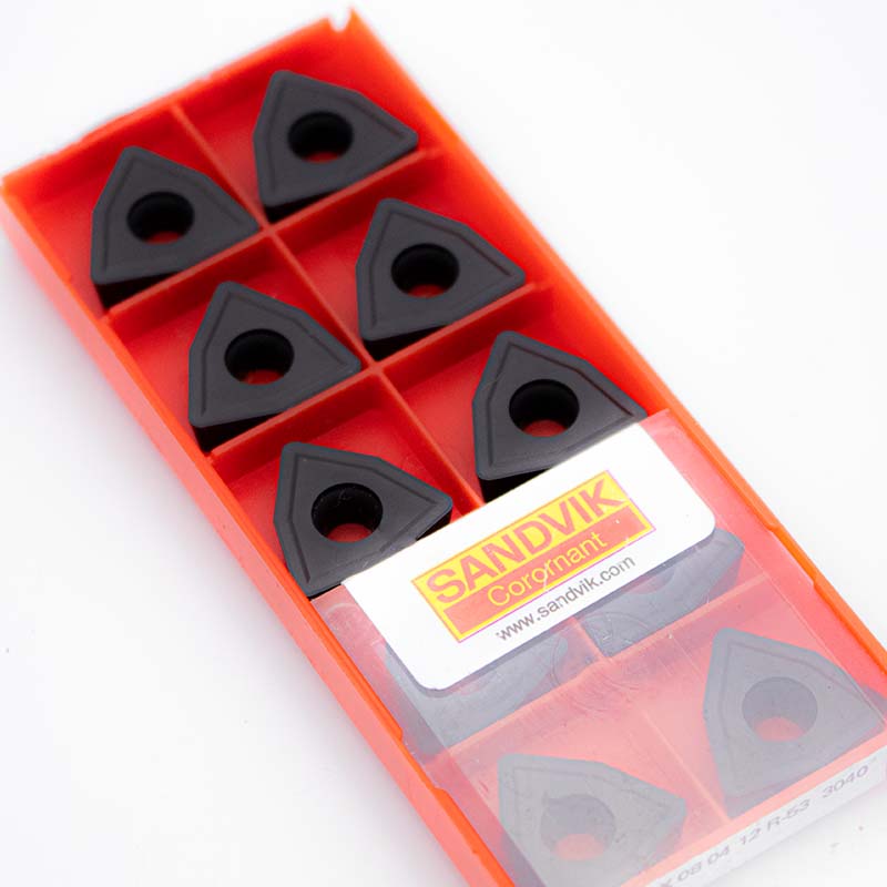 10 Stk. WCMX 080412 R-53 SANDVIK Wendeschneidplatten