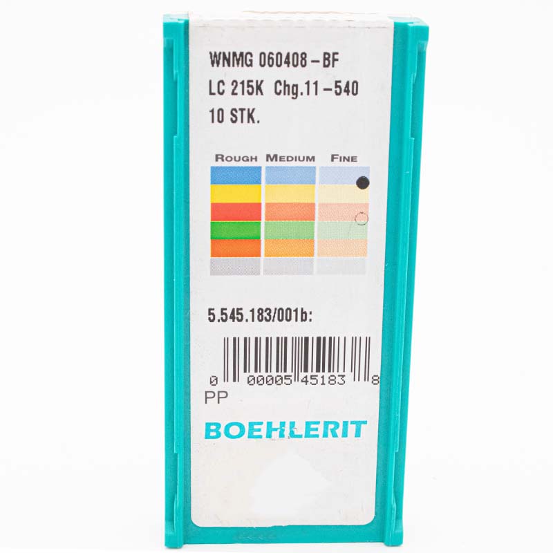 10 Stk. WNMG 060408 BF BOEHLERIT Wendeschneidplatten