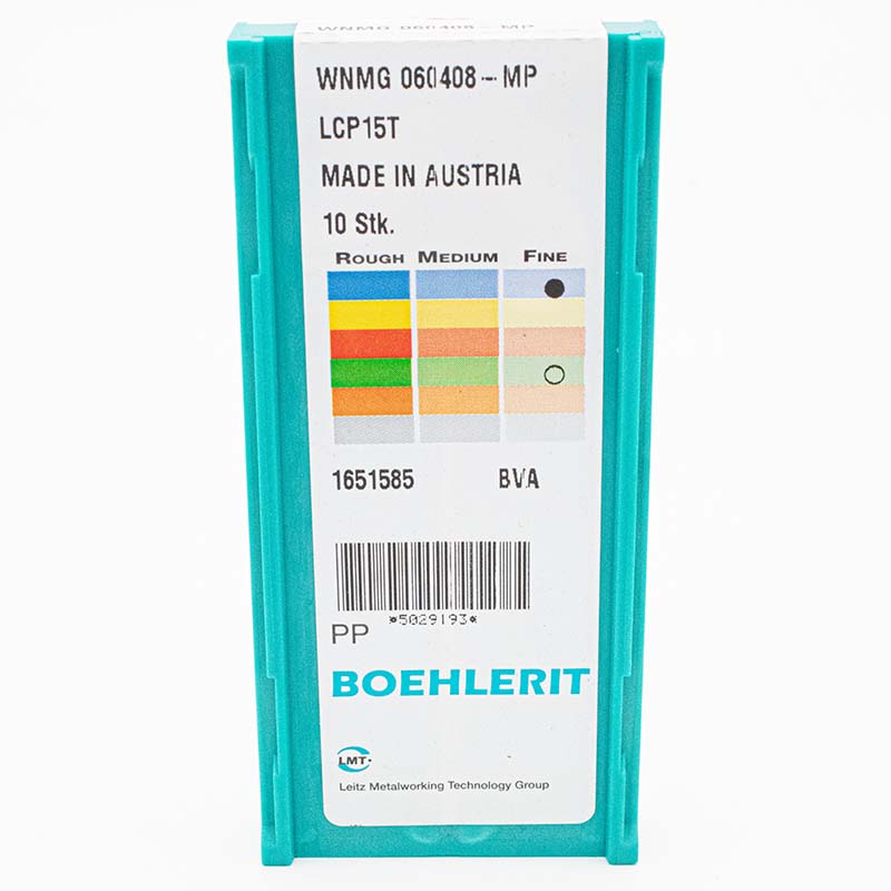 10 Stk. WNMG 060408 MP BOEHLERIT Wendeschneidplatten