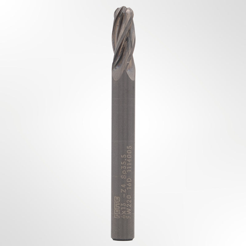 LMT FETTE Vollradius Schaftfräser ø 6mm VHM DIN 6527 B