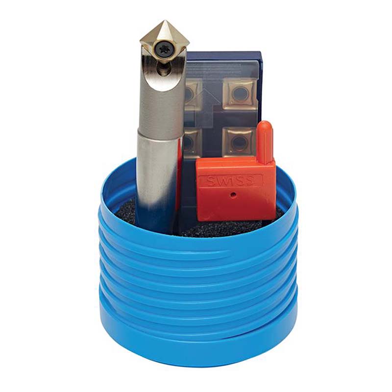 Fas- und Zentrierfräser 30° 16 mm inkl. 5 Wendeplatten SEEX 12T408 in Dose