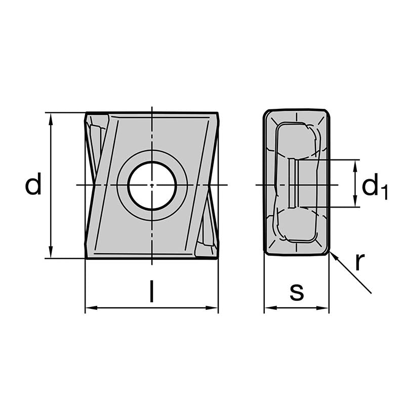 10 Stk. LNMU 130608SR HC 4430 Wendeschneidplatten