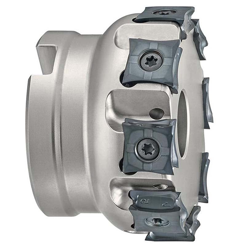 Tangentialfräser 90° Ø 80,00 mm 10 Zähne XNMU 1206 mit Innenkühlung