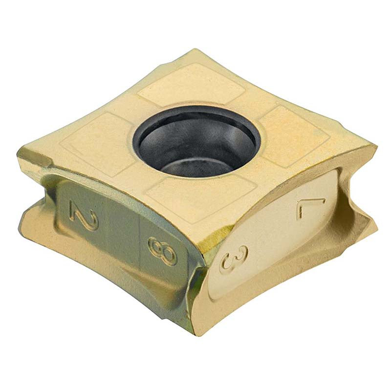 10 Stk. XNMU 120608ER HC 4640 Wendeschneidplatten für Tangential-Eckfräser