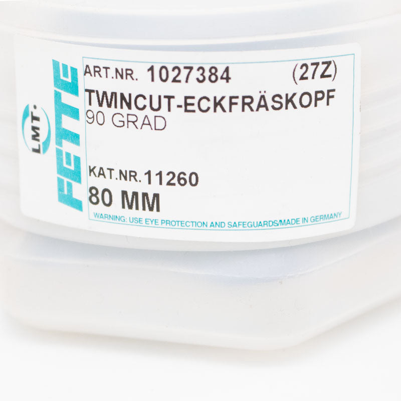 1 Stk. FMT90 S12.080AN  Twincut-Eckfräsköpfe 90°  LMT FETTE