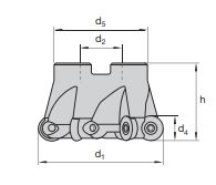 FCZ R12.052AN-B 52x12 mm Kopierfräser  LMT FETTE