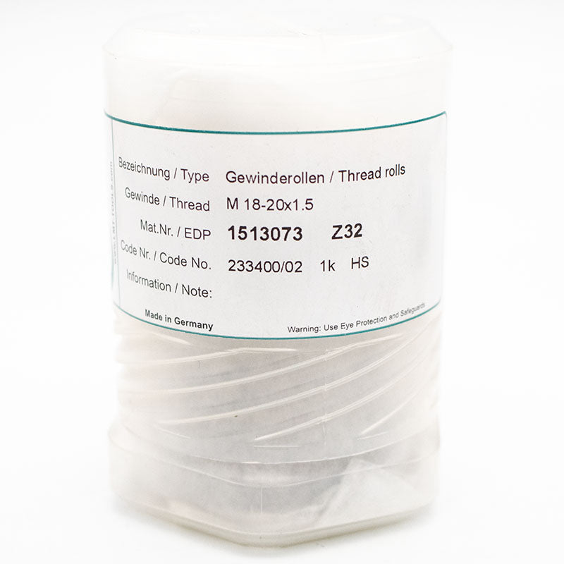 M18-20 x 1,5  Gewinderollen / Thread Rolls   LMT FETTE