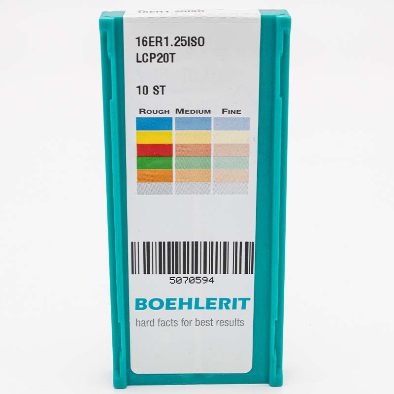 10 Stk. 16ER 1.25 ISO  BOEHLERIT Wendeschneidplatten