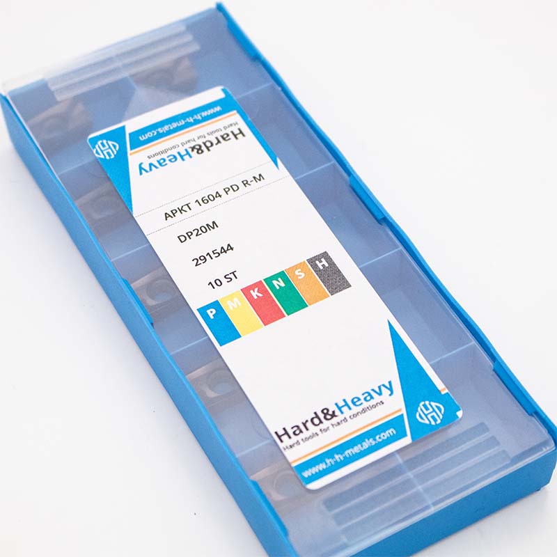 10 Stk. APKT 1604 PD R-M  Hard&Heavy  Wendeschneidplatten