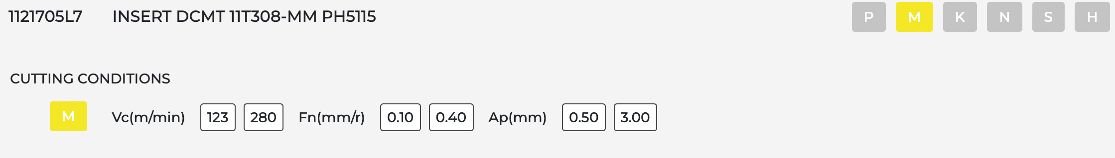10Stk. DCMT 11T308 MM  PALBIT Wendeschneidplatten