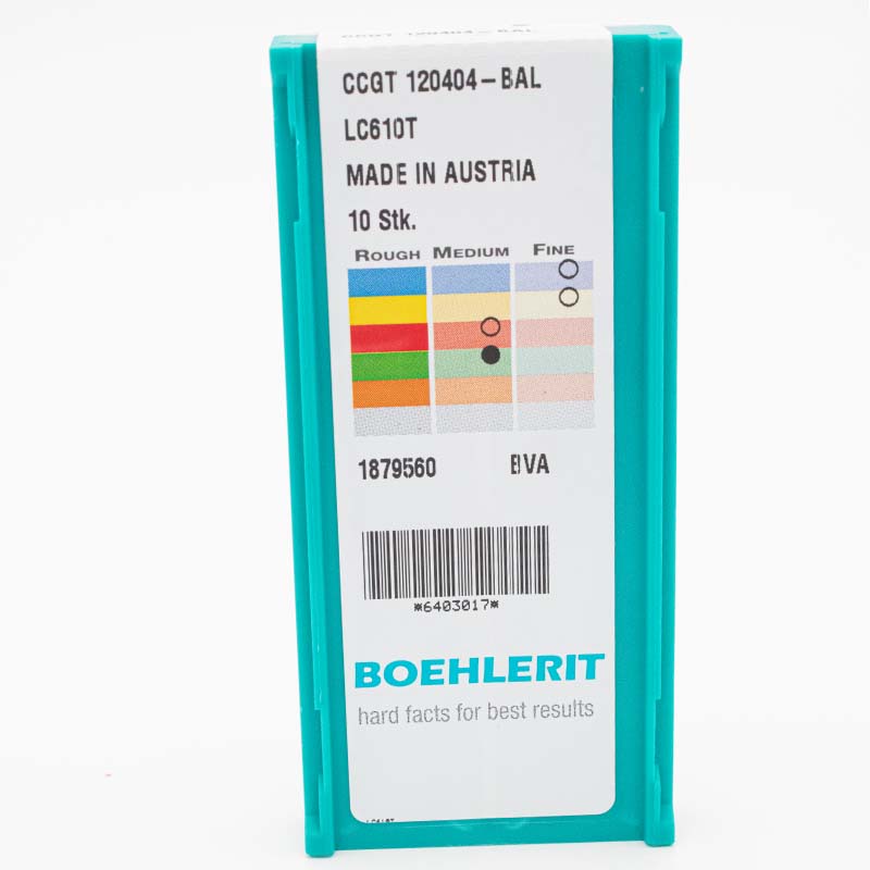 10 Stk. CCGT 120404 - BAL  BOEHLERIT Wendeschneidplatten 