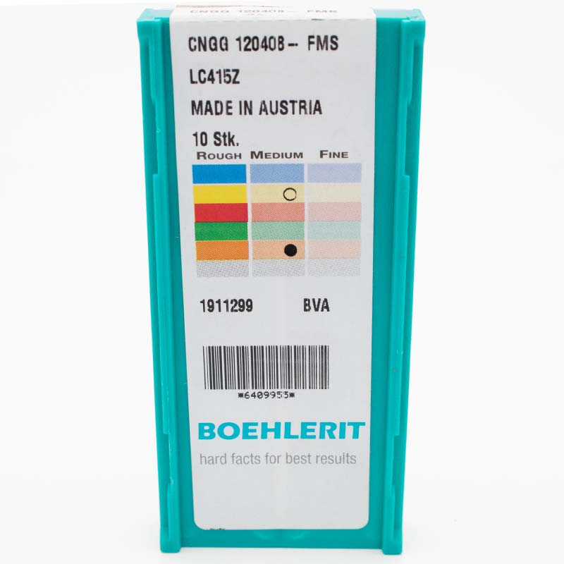 10 Stk. CNGG 120408 FMS Wendeschneidplatten