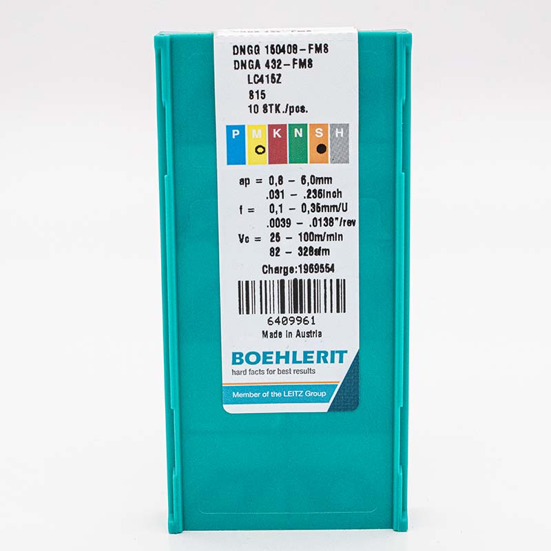 10 Stk. DNGG 150608 FMS BOEHLERIT  Wendeschneidplatten 