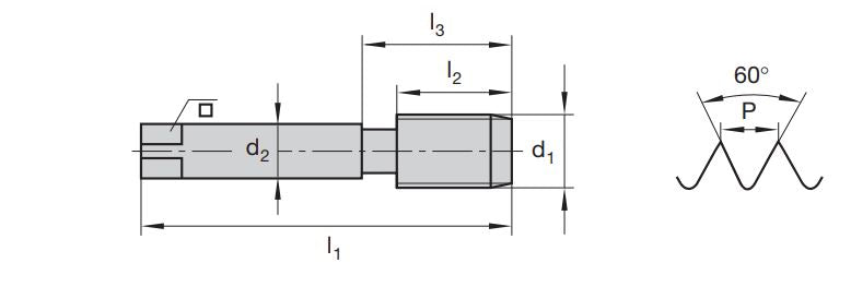 Maschinen Gewindebohrer 18 x 1,5 mm HSS-E PM  Rasant – V Metric