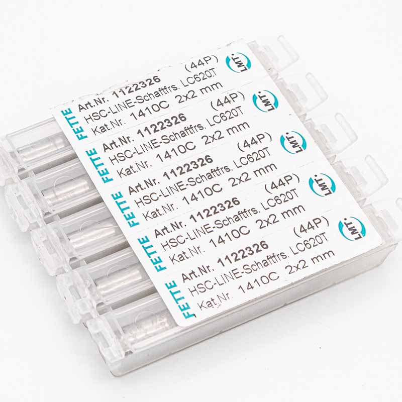 2x2 mm LMT FETTE VHM Schaftfräser HSC-LINE