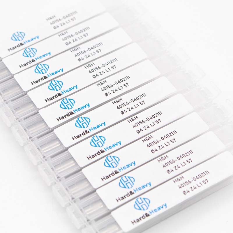 Ø 4 mm Hard & Heavy  Vollhartmetall HPC NCUT Fräser, ungleiche Teilung, abgesetzt