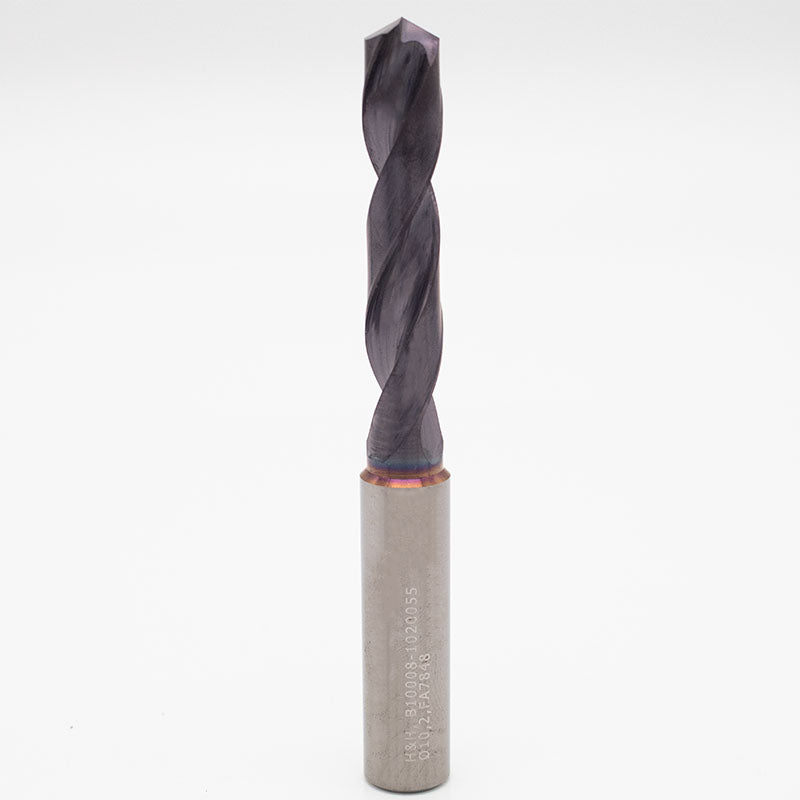 Ø10,2 mm 3xD Spiralbohrer VHM Hard & Heavy spiralgenutet